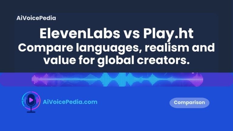 creator comparing ElevenLabs and Play.ht for multilingual voiceovers