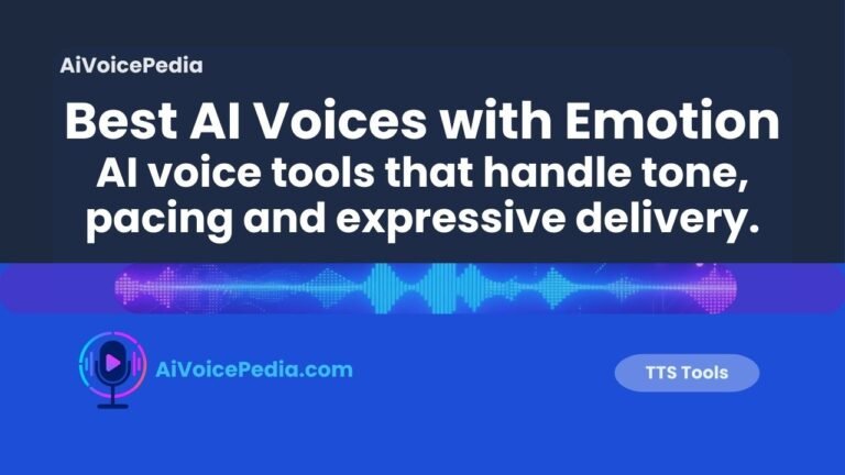 creator testing emotional AI voice settings on a laptop
