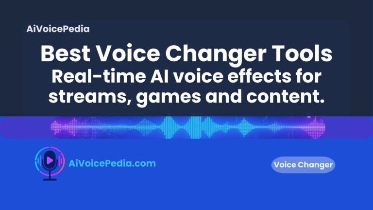 best voice changer tools for real-time streaming and content creators