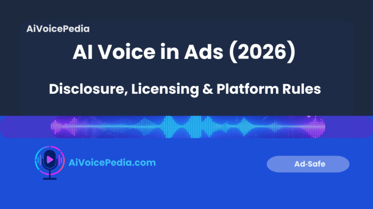 AI voice in ads compliance