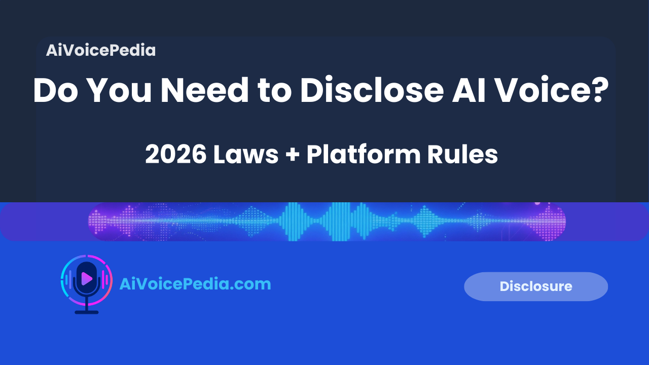 Do You Need to Disclose AI Voice
