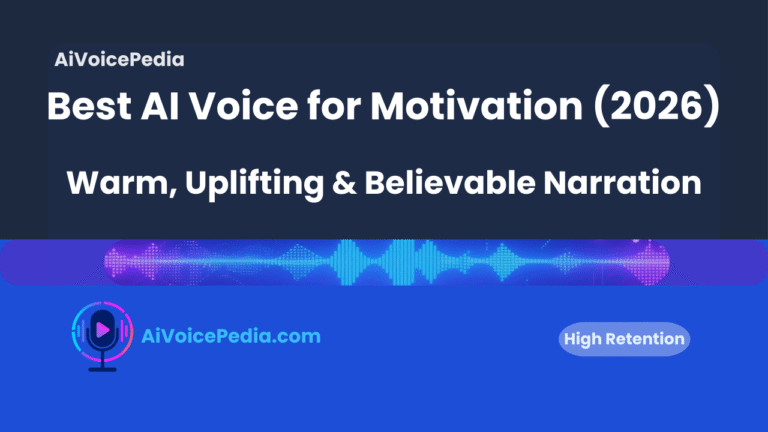 Best AI Voice for Motivation (2026)