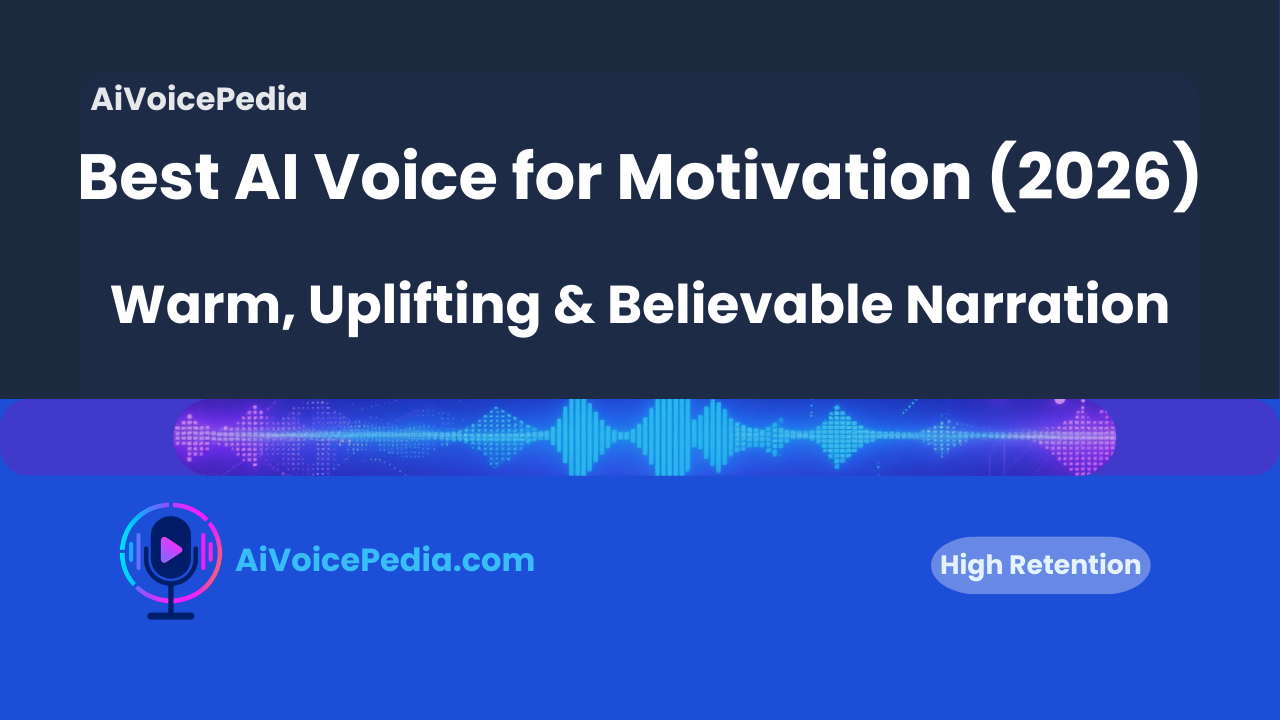 Best AI Voice for Motivation (2026)