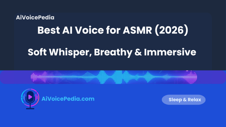 Best AI Voice for ASMR