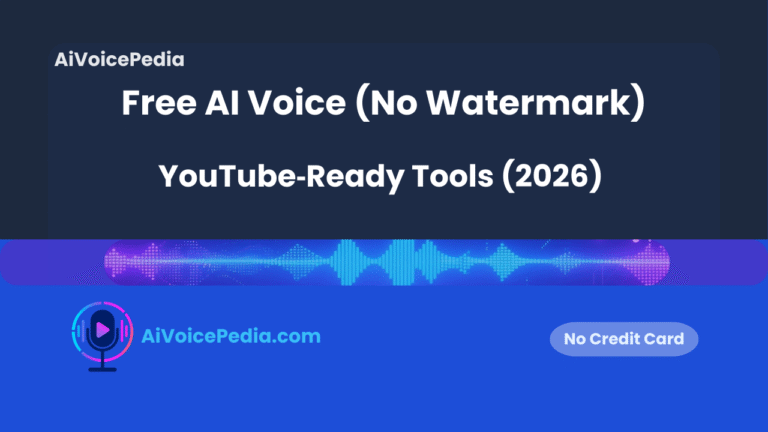 free AI voice without watermark