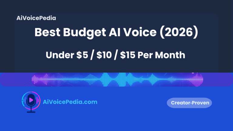 Best Budget AI Voice