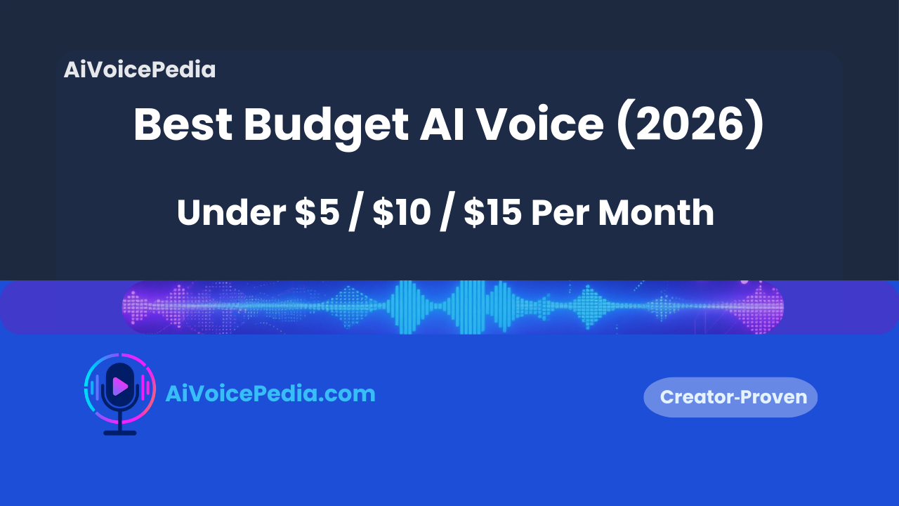 Best Budget AI Voice