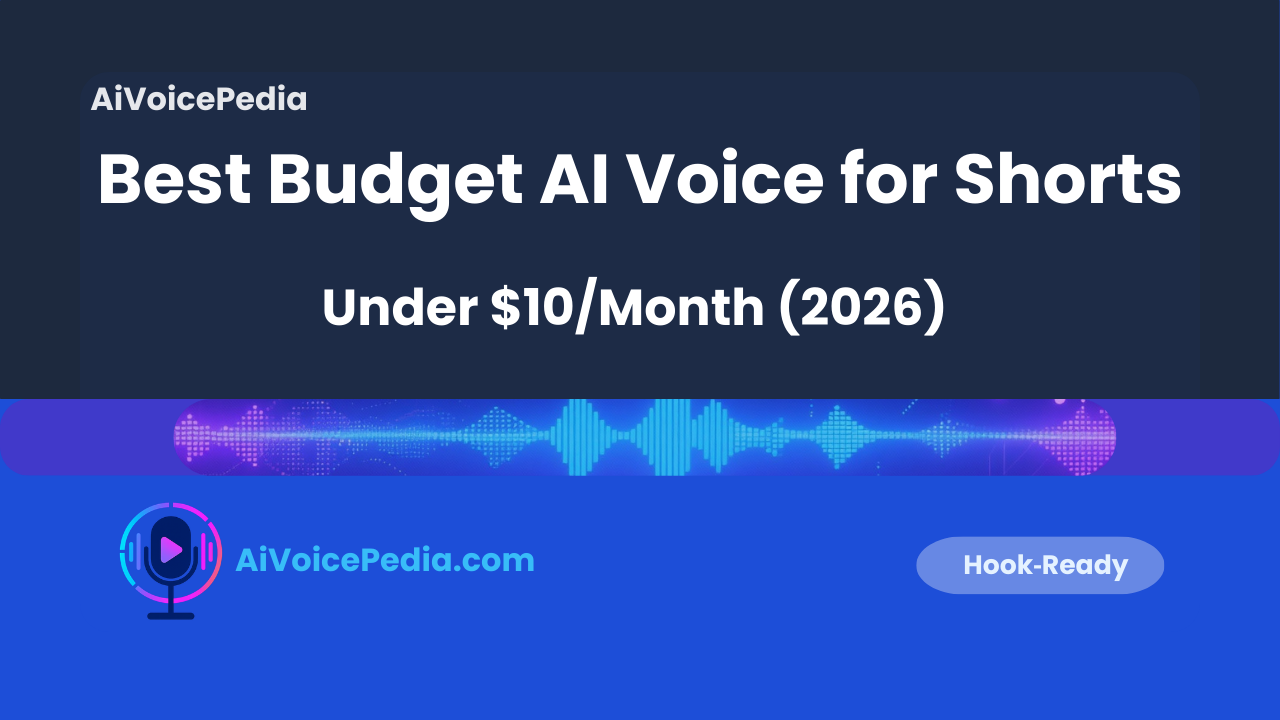 Best Budget AI Voice for Shorts
