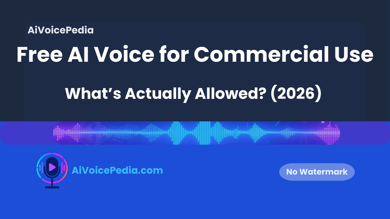 Free AI Voice for Commercial Use