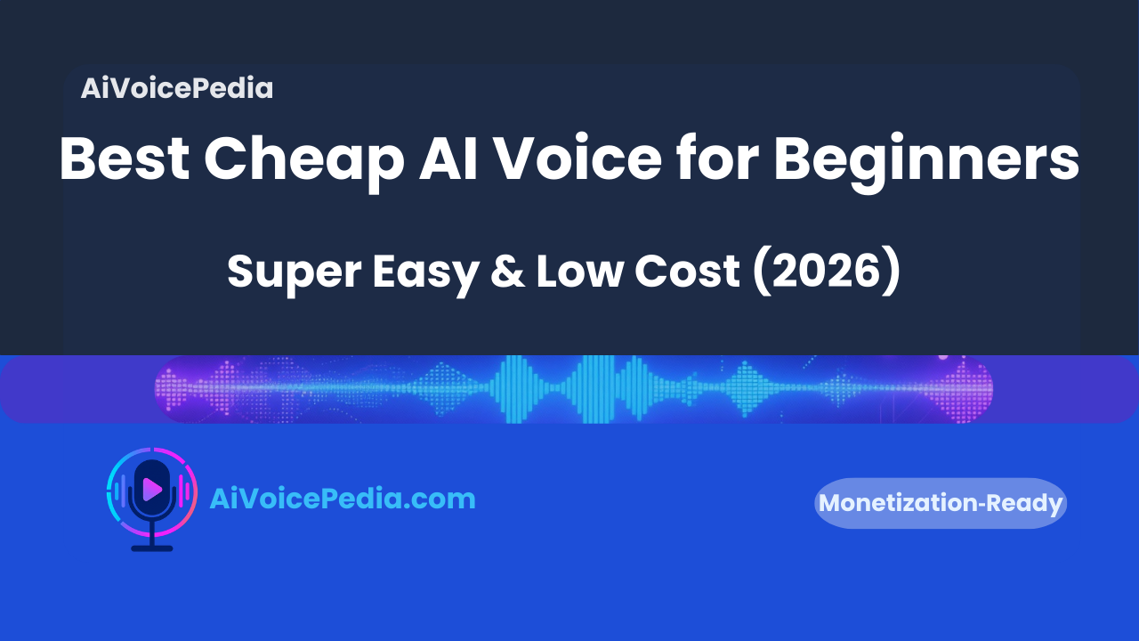 Best Cheap AI Voice for Beginners